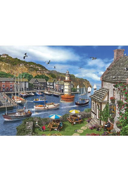 Elasya Hediyelik 11386 Ks, The Village Harbour, 2000 Parça Puzzle