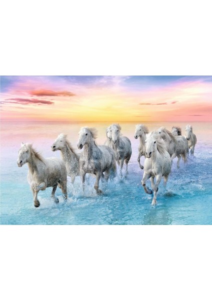 Elasya Hediyelik 37289 Trefl Galloping White Horses / 500 Parça Puzzle