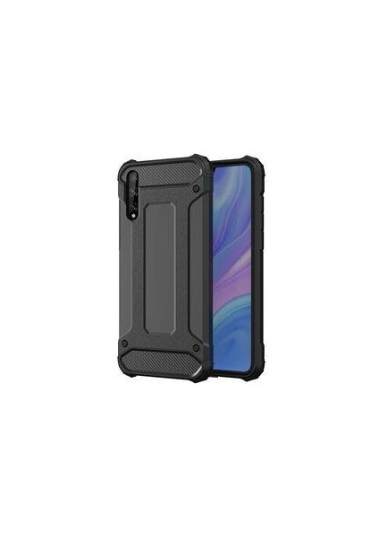 Huawei P Smart S (Y8P) Kılıf Armor Hybrid Zırh Silikon