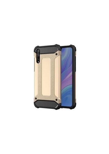 Huawei P Smart S (Y8P) Kılıf Armor Hybrid Zırh Silikon