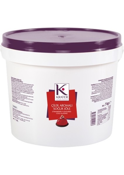 Çilek Aromalı Soğuk Jöle 7 kg