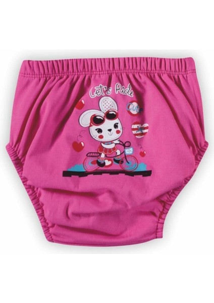 Pamuk 3'lü Kız Kombin 2 Neşeli Alıştırma Külodu