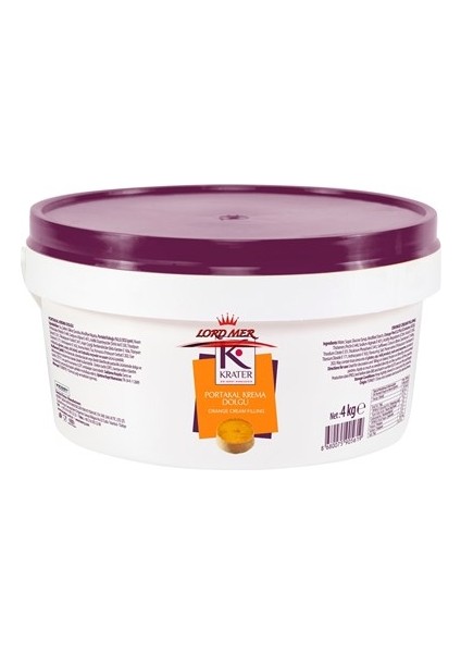 Krema Dolgu Portakal 4 kg