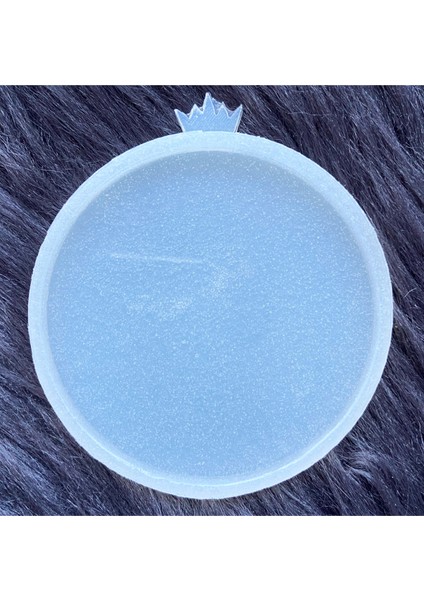 Yuvarlak Epoksi Reçine Silikon Kalıbı 7,5cm