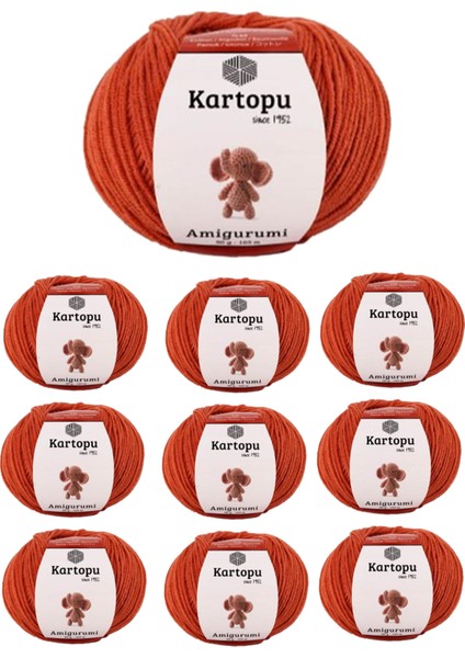 10 Adet Amigurumi El Örgü Ipi 50GR 269