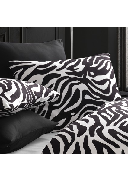 Cote Blanc Zebra  Pamuk Ranforce 2'li Yastık Kılıfı 50X70