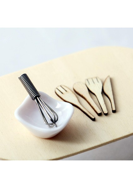 6 Adet Mini Eggbeater Yumurta Kase Spatula Modeli Set Malzemeleri Manzara Dekorasyon (Yurt Dışından) indirimleri