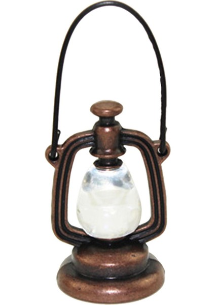 Sevimli Dollhouse Retro Yağ Lambası Minyatür 1:12 3-6 Yaşında Bakır Için Yaşam Sahnesi (Yurt Dışından)