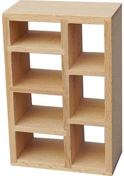1:11 1/12 Dollhouse Mobilya Minyatür Dıy Mini Çocuklar Kız Çocuklar Için 7 Izgaralar Kabine (Yurt Dışından)