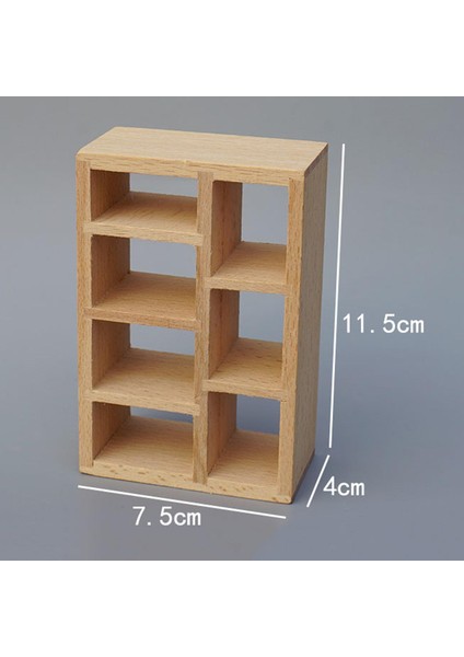 1:11 1/12 Dollhouse Mobilya Minyatür Dıy Mini Çocuklar Kız Çocuklar Için 7 Izgaralar Kabine (Yurt Dışından) fiyatları