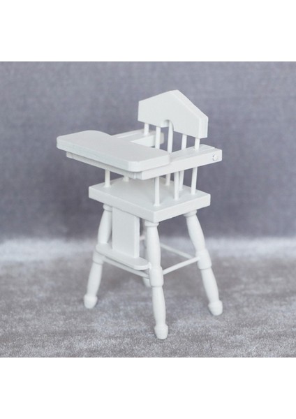 1/12 Bebek Yüksek Sandalye Dollhouse Minyatür Aksesuarları Tabure Sandalye Mutfak Için (Yurt Dışından) fiyatları