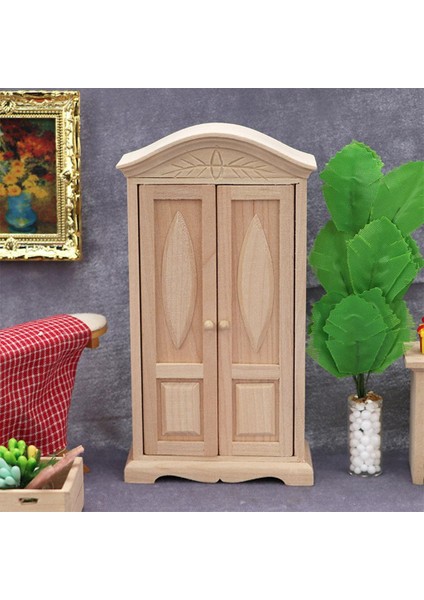 Simülasyon 1:12 Dollhouse Ahşap Kabine Oyna Pretend Oyuncak Dıy Kızlar Oyuncak (Yurt Dışından) fırsatları