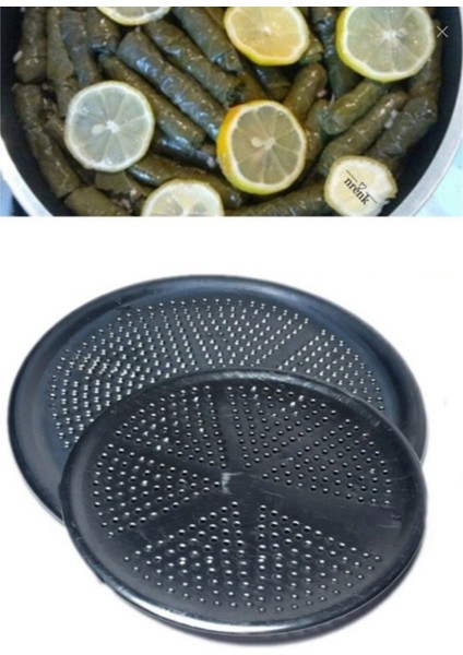 Sarma Dolma Tencere Kapağı Yapışmayı Önleyici Yaprak Sarma Pişirme Aparatı (3 Adet)