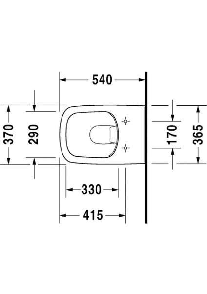 Durastyle Rimless® Asma Klozet Seti Amortisörlü Kapak Dahil Beyaz 45383900A1