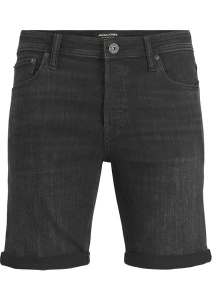 Jack & Jones 12201622_Jjirick Jjioriginal Am 461 Normal Bel Düz Siyah Erkek Şort