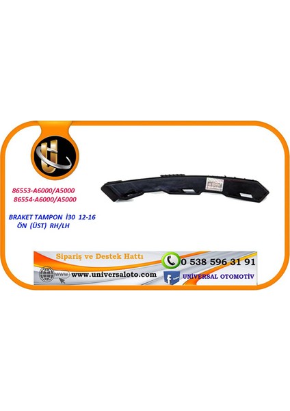 Braket Tampon I30 12-16 Ön Rh (Üst)