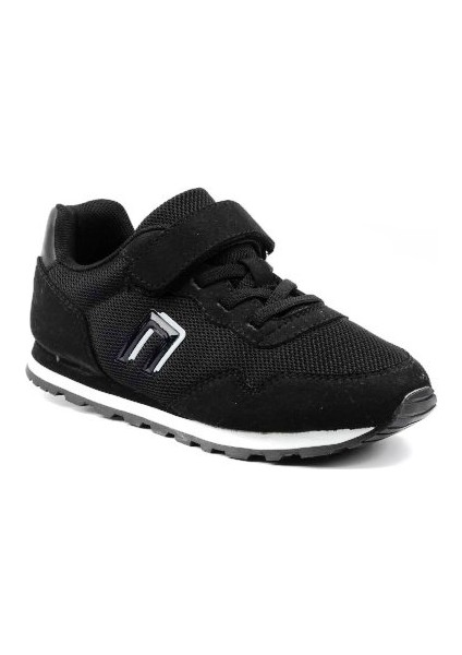 Prag Çocuk Fileli Fashion Sneaker Siyah