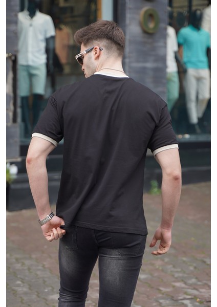 Erkek Siyah Basic Tişört 5859