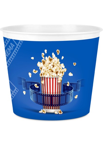Popcorn Mısır Kovası Dekoratif - Dev Boy