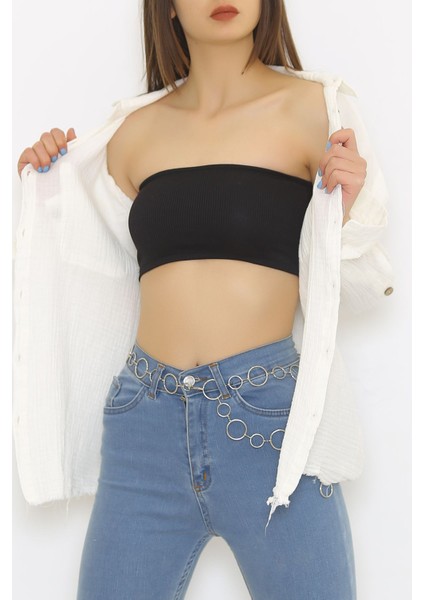 Fitilli Straplez Siyah - 1124.1320. indirimleri