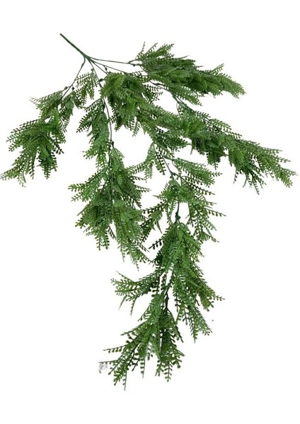 Yapay Çiçek Sarkan Çiçek Yeşil Mat FERN725 Yapay Sarmaşık 70*30CM Uv Katkılı Güneşe Dayanıklı