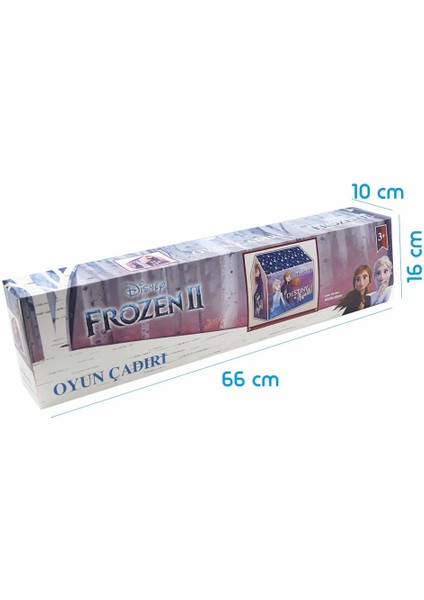 Torutoys Frozen Karlar Ülkesi Lisanslı Oyun Çadırı 95X95X65