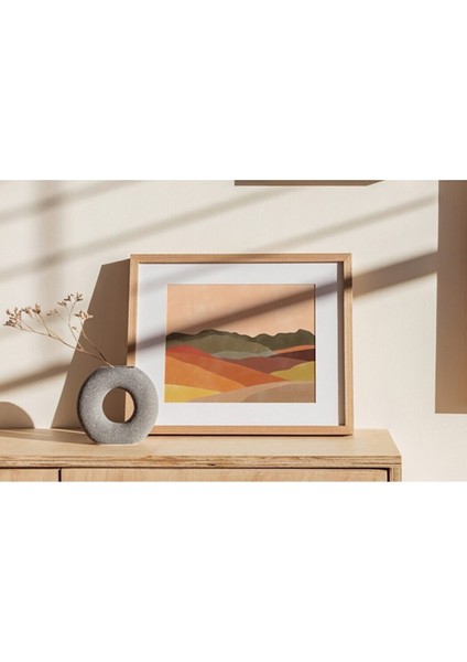 Ahşap Çerçeveli Poster Çerçeve Tekli Tablo Modern Çerçeve Dekorasyon Ev Dekoru ÖZC-361
