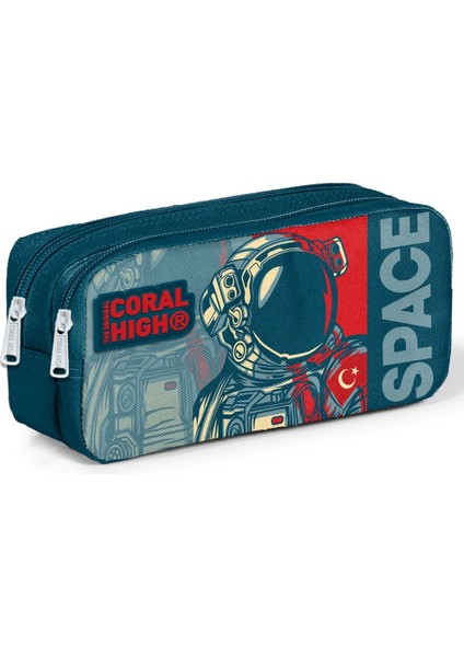 Coral High Astronot Erkek Çocuk Ilkokul Çantası ve Kalemlik Seti modelleri