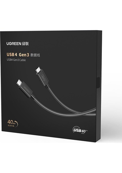 Thunderbolt 4.0 40GBPS 100W 8k Şarj Data ve Görüntü Aktarım Kablosu 2 Metre indirimleri