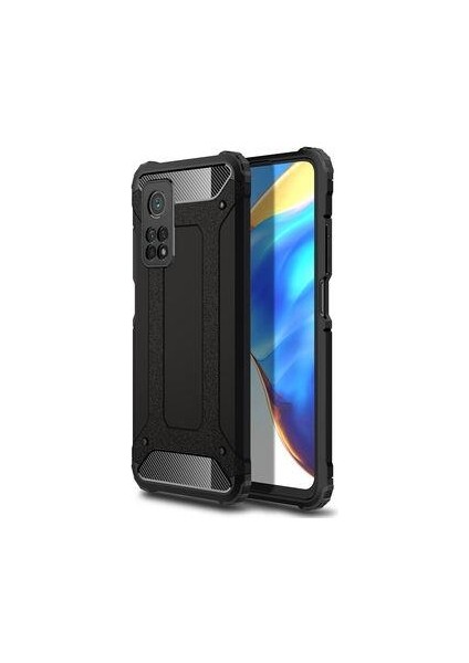 Xiaomi Mi 10T 5g Kılıf Armor Hybrid Zırh Silikon