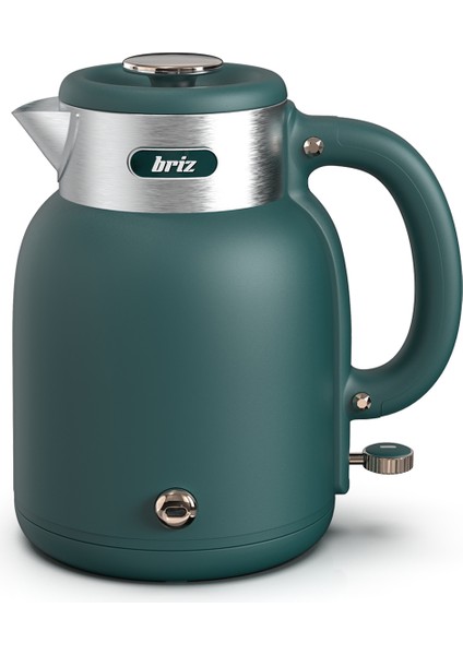 BR1040 Retro Yeşil Su Isıtıcı Çelik Kettle