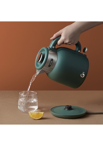 BR1040 Retro Yeşil Su Isıtıcı Çelik Kettle