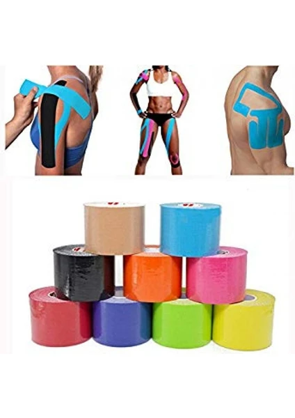 Sporttape Kinezyo Bandı Sporcu Kas Bandı 5cmx5mt