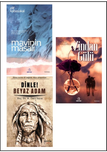 Mavinin Masalı - Zindan Gülü - Dinle Beyaz Adam 3 Kitap Set