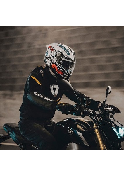 SX.100R Hungry Mıles Beyaz Kask indirimleri
