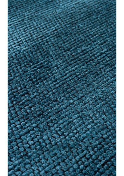 Eko Tribal New Trb Plain Marine Yumuşak Doku Vintage Desenli Modern Ince Dokuma Salon Halısı