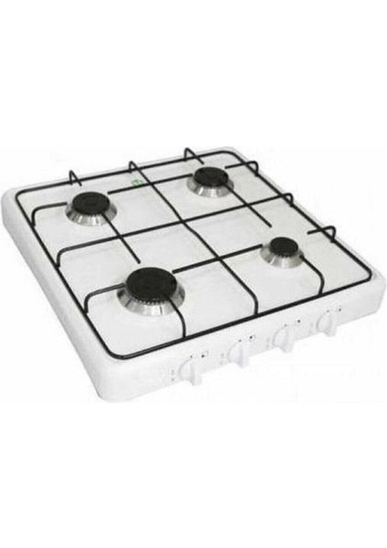 Rüzgar Set Üstü Lpg 4 Lu 4 Gözlü Emaye Beyaz Ocak