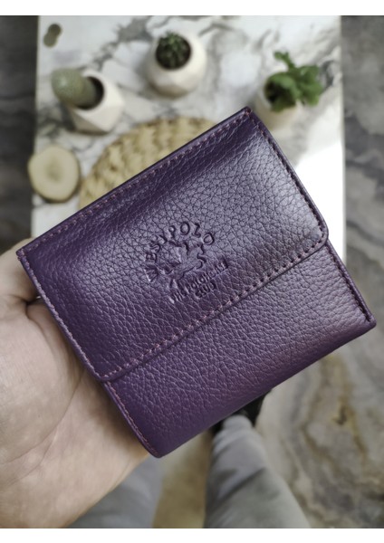 Deri Unisex Bozuk Para Bölmeli Cüzdan Kartlık