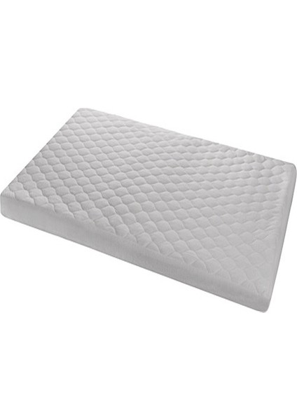 50X100X10 cm Alezli Sıvı Geçirmez Fermuarlı Sünger Bebek Yatak