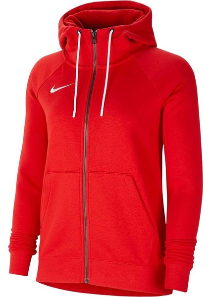 Hoodie Kadın Kırmızı Kapşonlu Spor Sweatshirt Dry Park 20 CW6955-657 v1