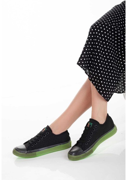 Kadın Renkli Taban Sneaker