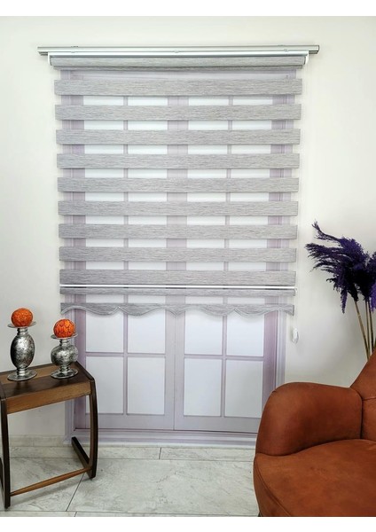 Bambu Zebra Gri Perde MZ666 fiyatları