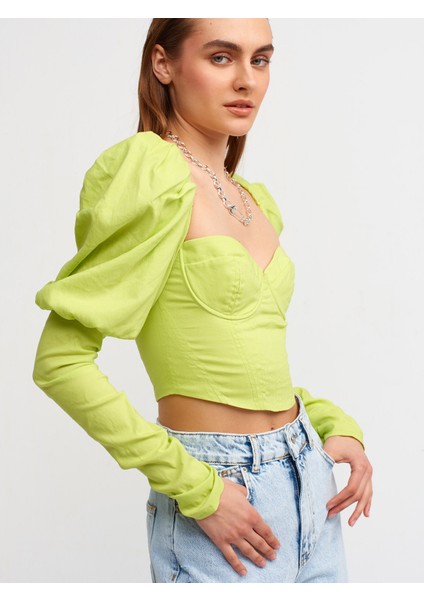 50120 Balon Kollu Top-Lime