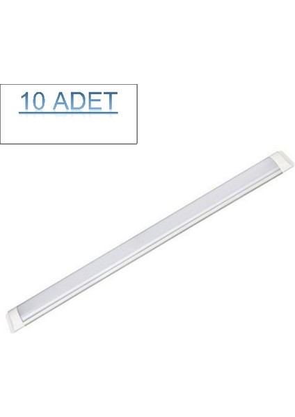 10 Adet Horoz 36 W LED Bant Armatür Beyaz
