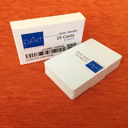 Part Pvc Beyaz Termal Kart 25 Adet