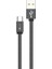 Type-c Girişli USB Data Ve Hızlı Şarj Kablosu 1 mt Siyah IX-UC002-MC-B 1