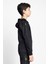 Siyah Çocuk Kapüşonlu Sweatshirt 22B-3113 4
