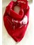 Atatürk Portreli ve Imzalı Kırmızı Renk %100 Cotton Bandana Fular 1