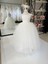 Black White Weding Kız Çocuk Dantel Detaylı Prenses Elbise, Çocuk Abiye, Doğum Günü Konsepti Beyaz Tüylü Elbise 4