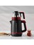 Maxi Tea XL 2in1 Cam Demlikli Çay Makinesi ve Kettle Cranberry 1